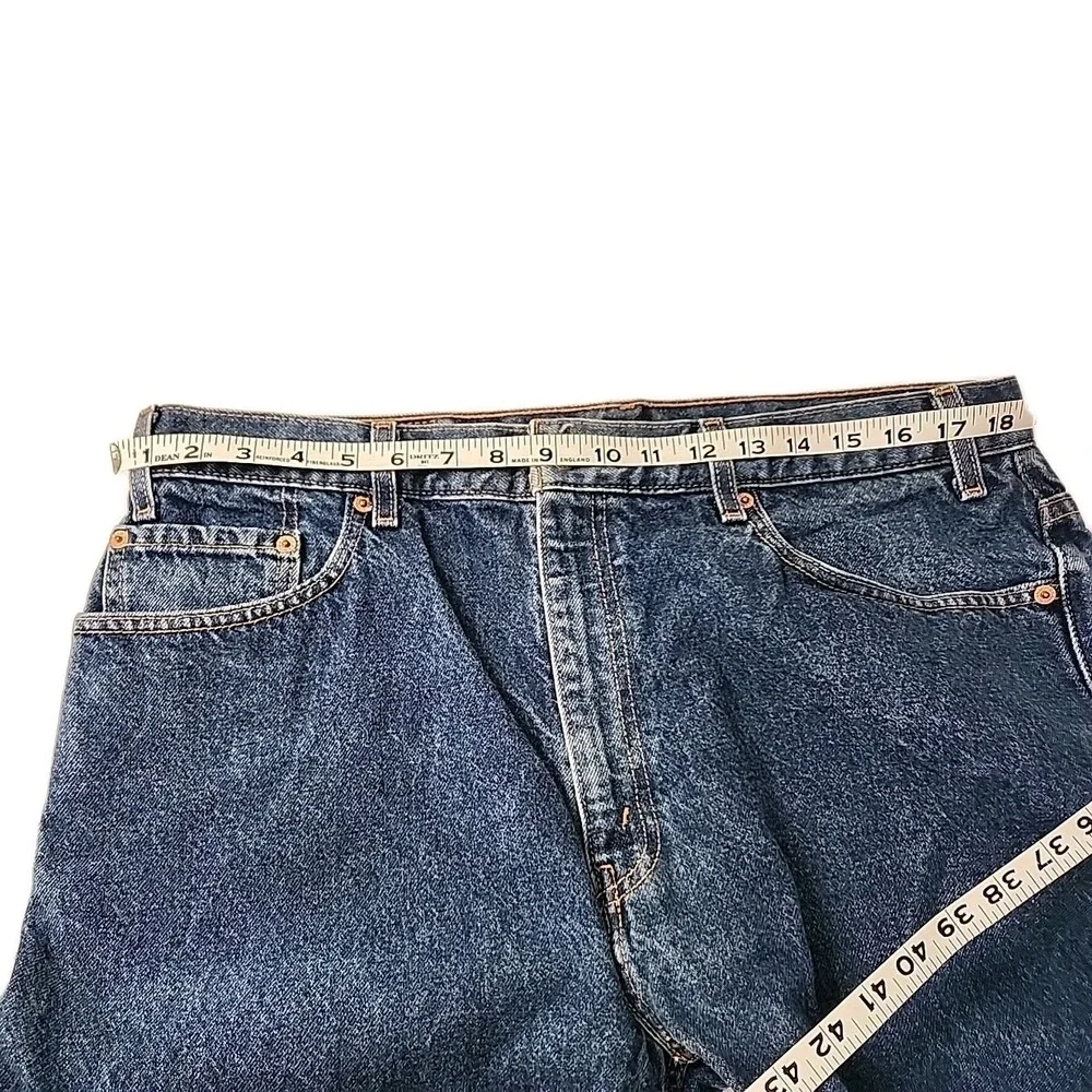 Levi's 505 Men's 38x32 Blue Jeans Regular Fit Straight Leg Classic Timeless EUC